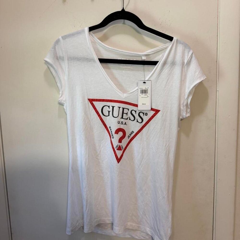 Guess Women's White T-shirt